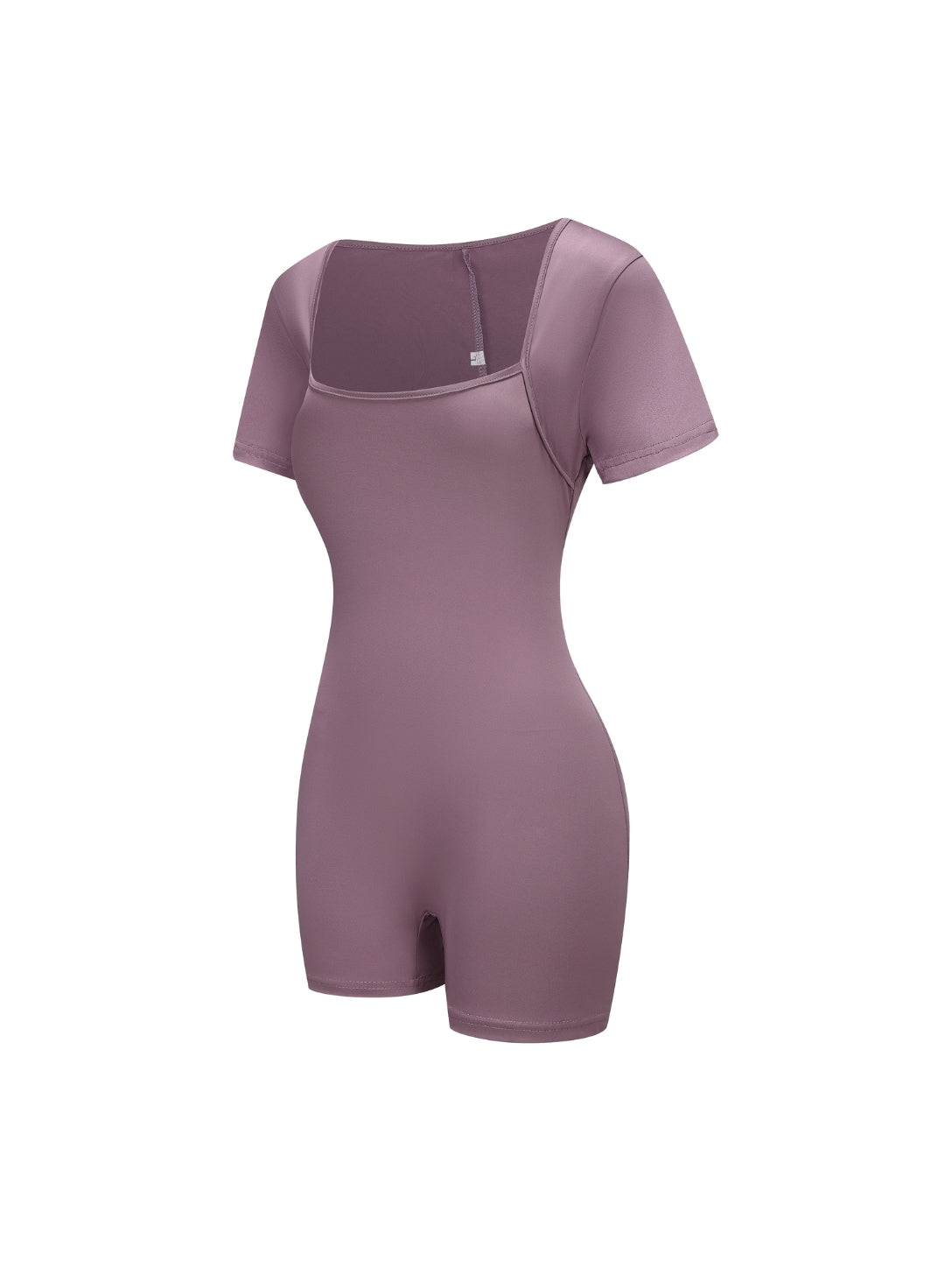 Combinaison à manches courtes et col carré