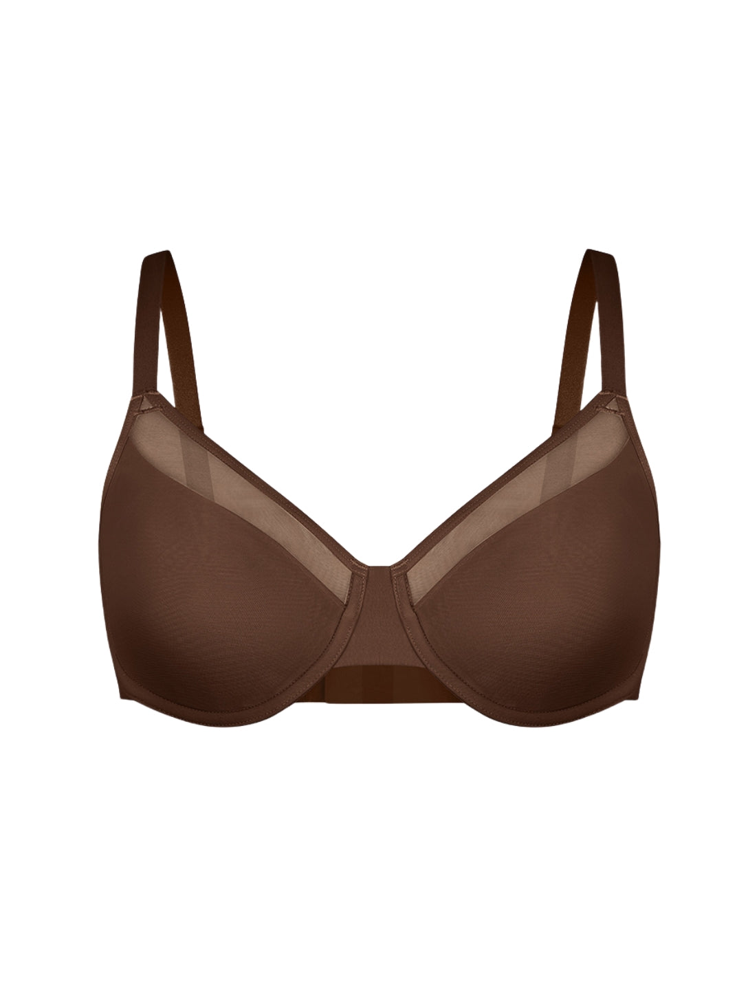 Soutien-gorge contour en maille