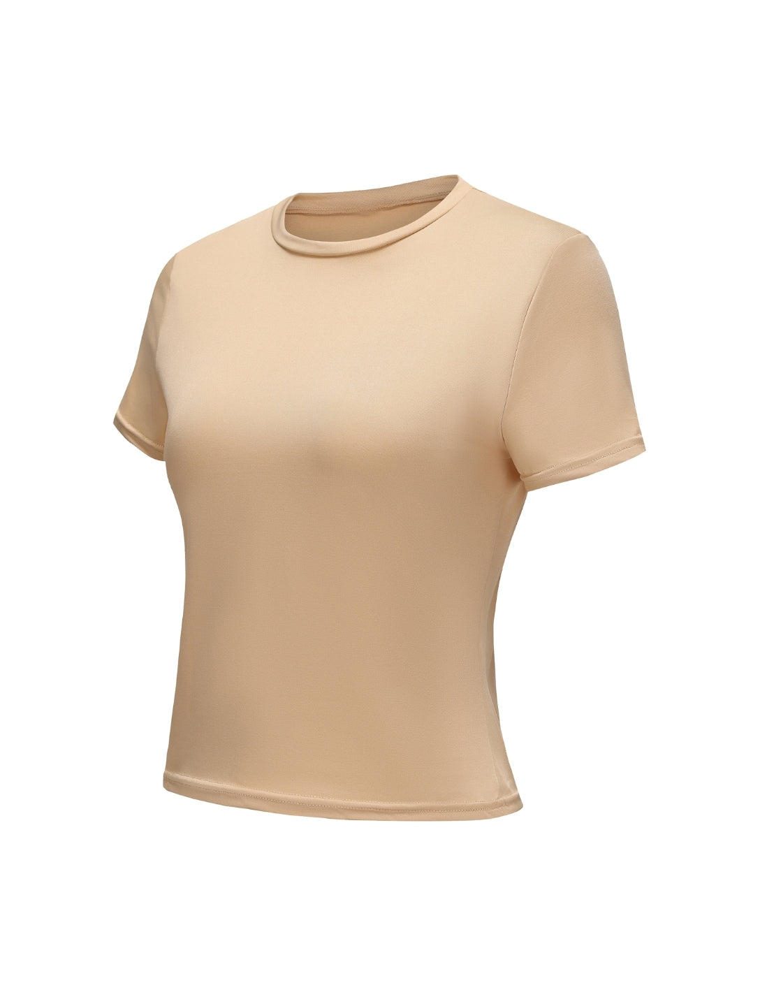 Haut à manches courtes et col rond