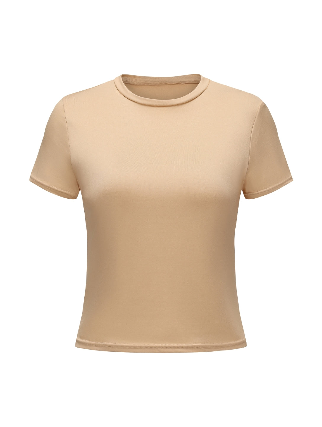 Haut à manches courtes et col rond