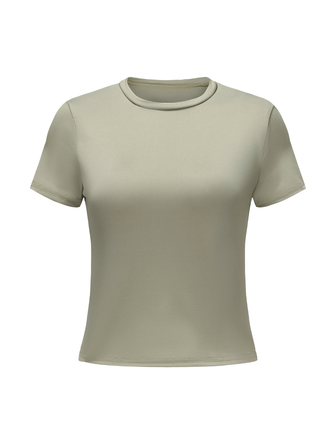 Haut à manches courtes et col rond