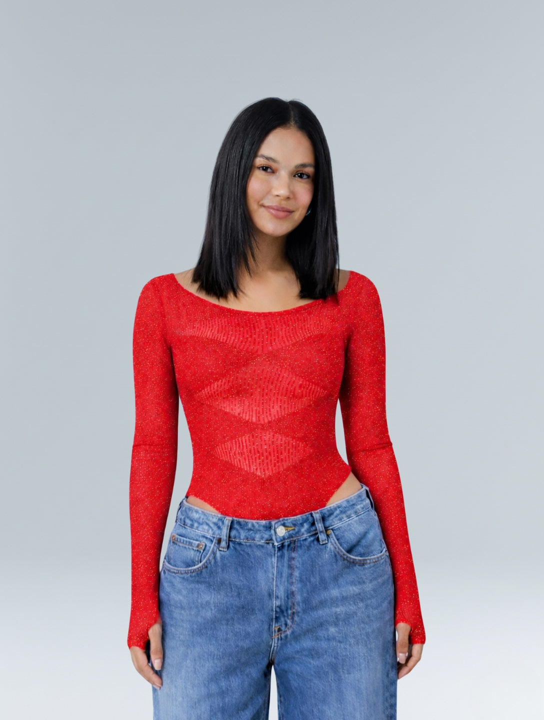 Le body en maille Stardust