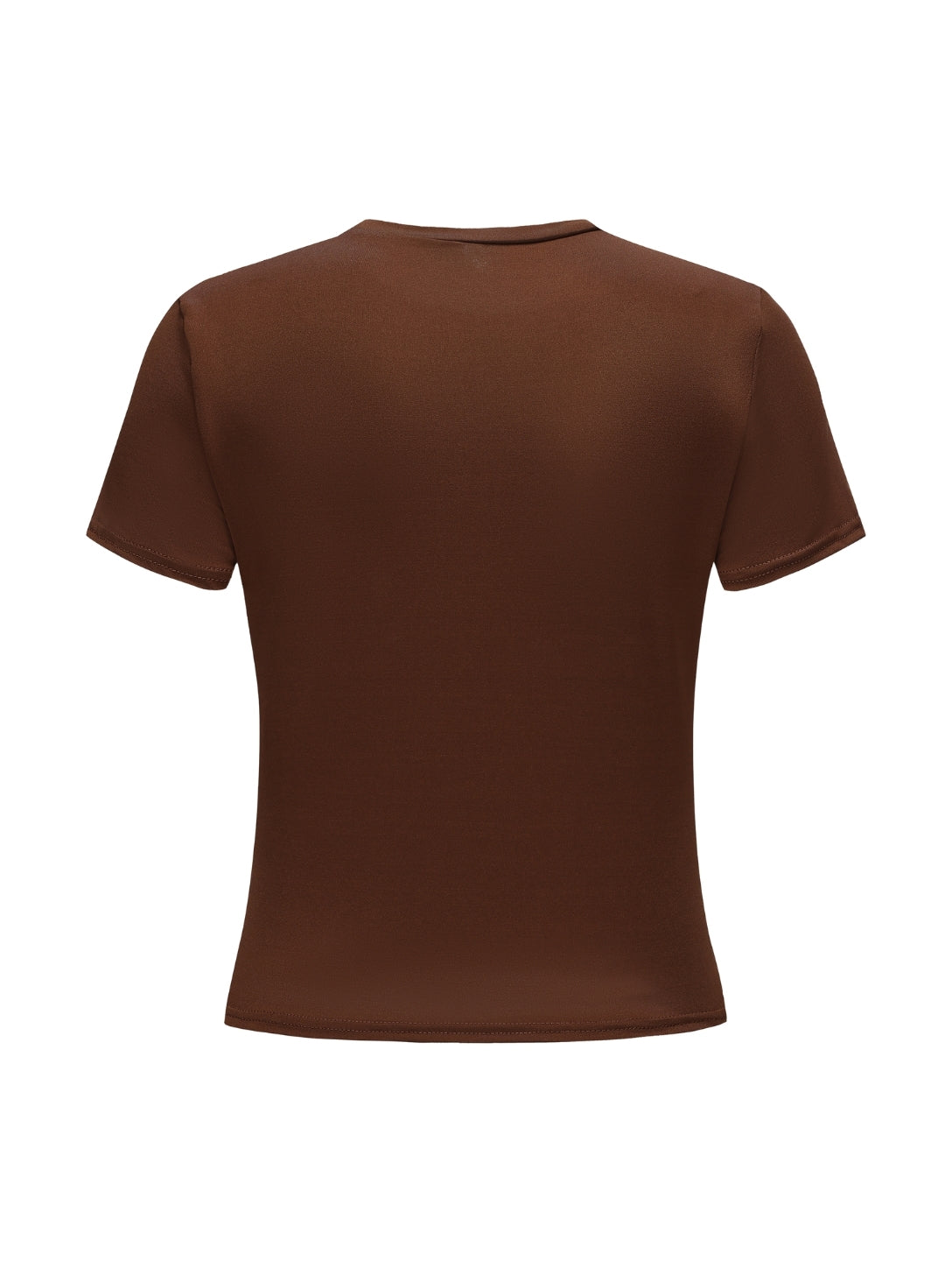 Haut à manches courtes et col rond