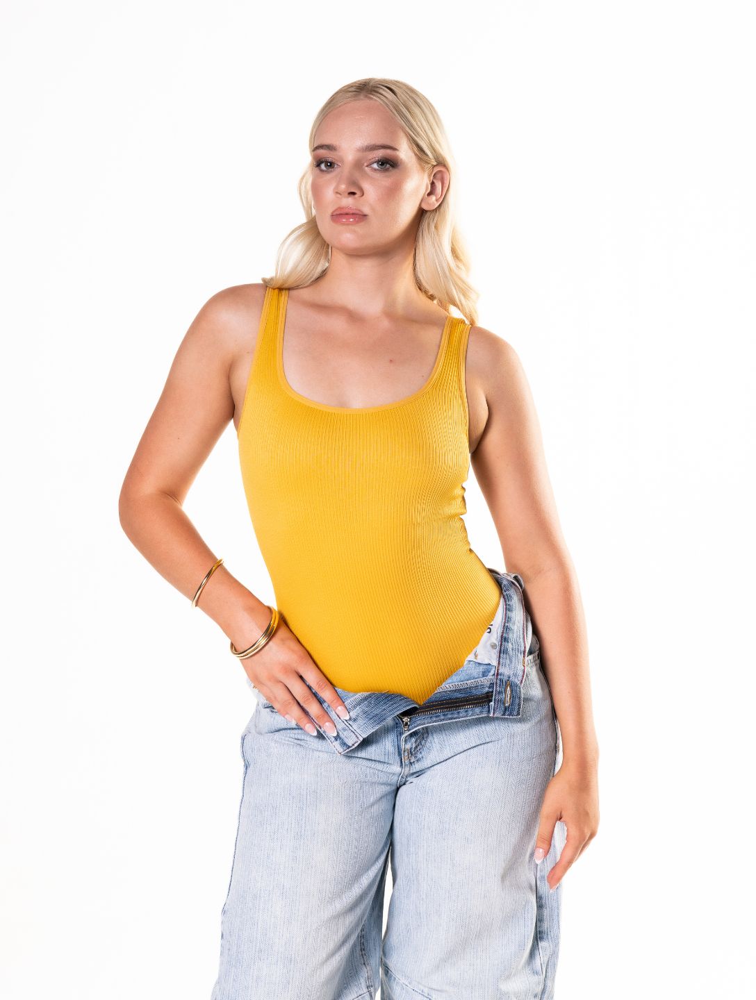 Body gainant côtelé