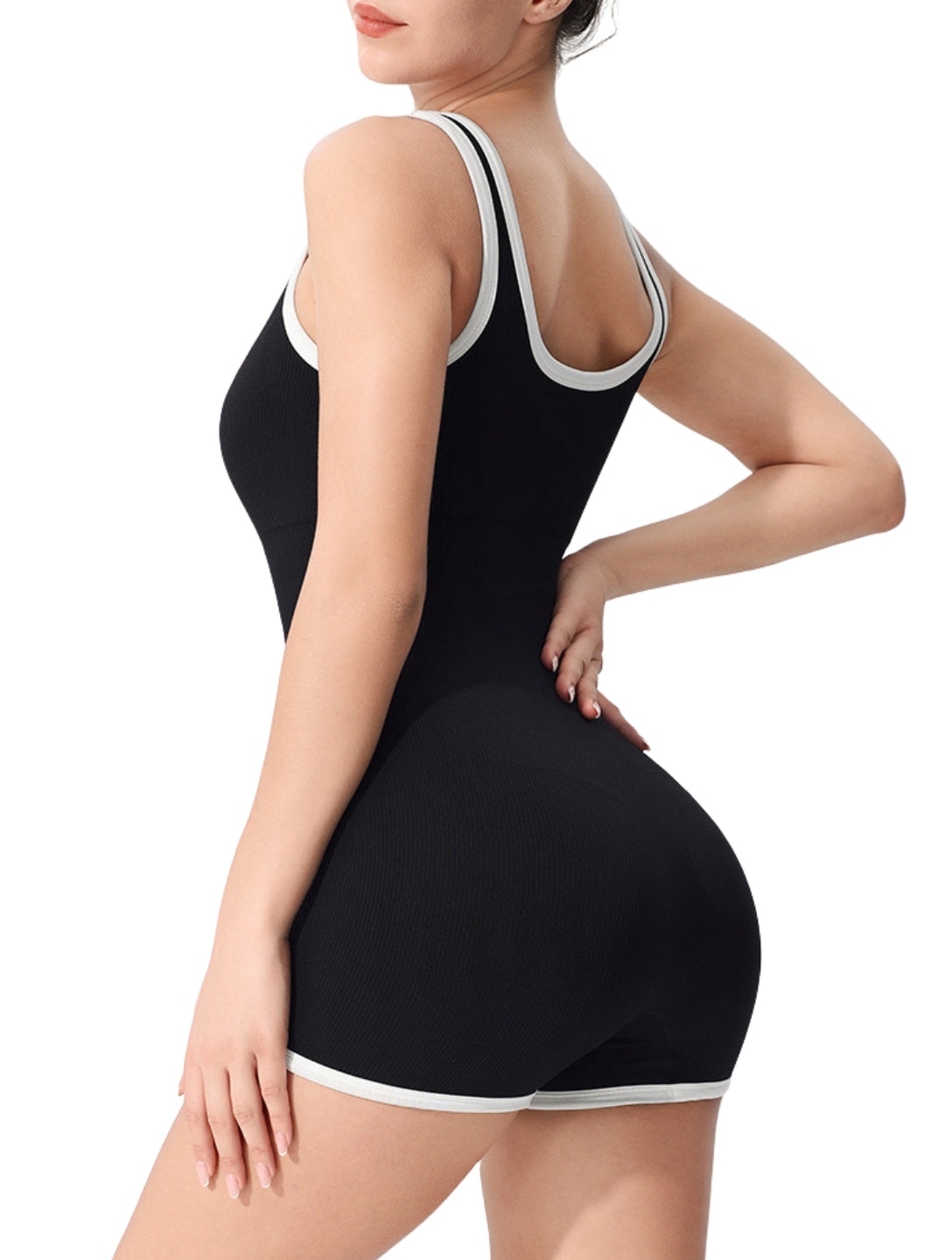 body côtelé à contour