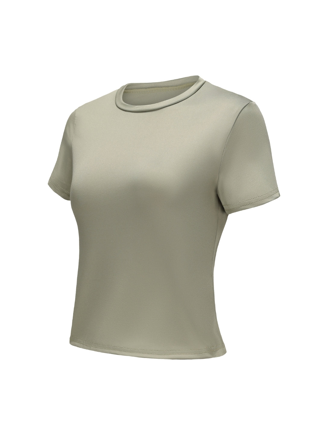 Haut à manches courtes et col rond