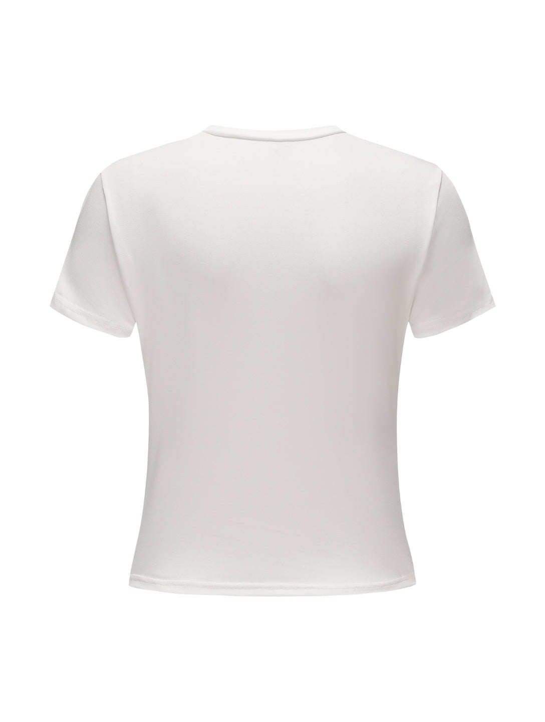 Haut à manches courtes et col rond