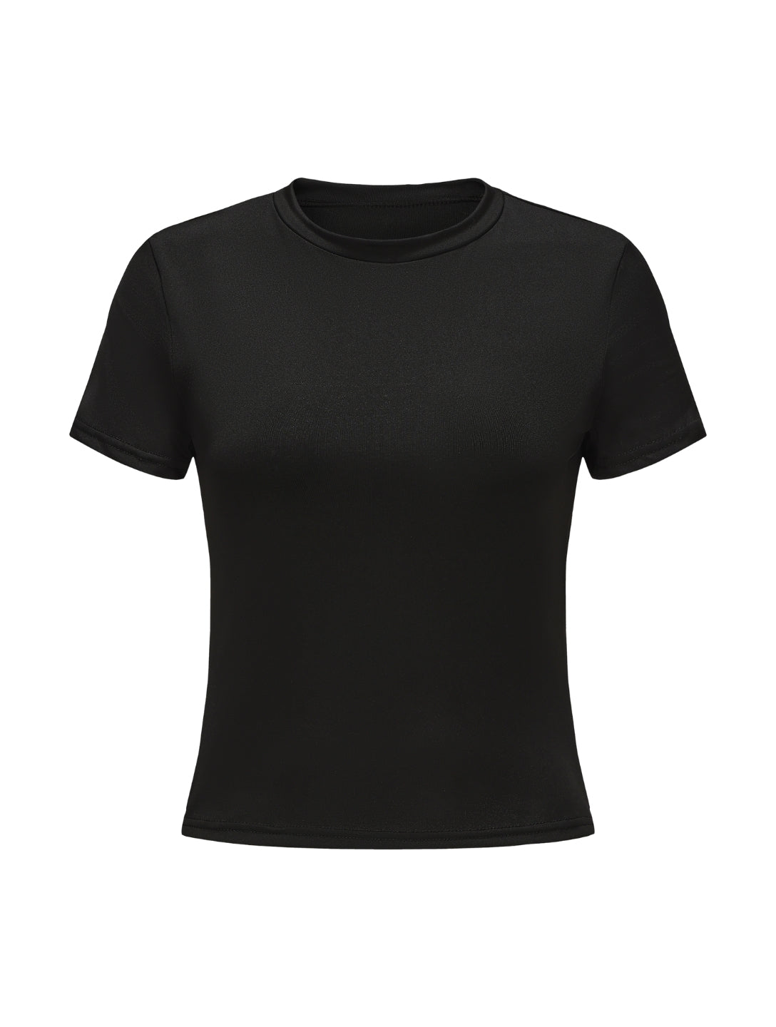 Haut à manches courtes et col rond