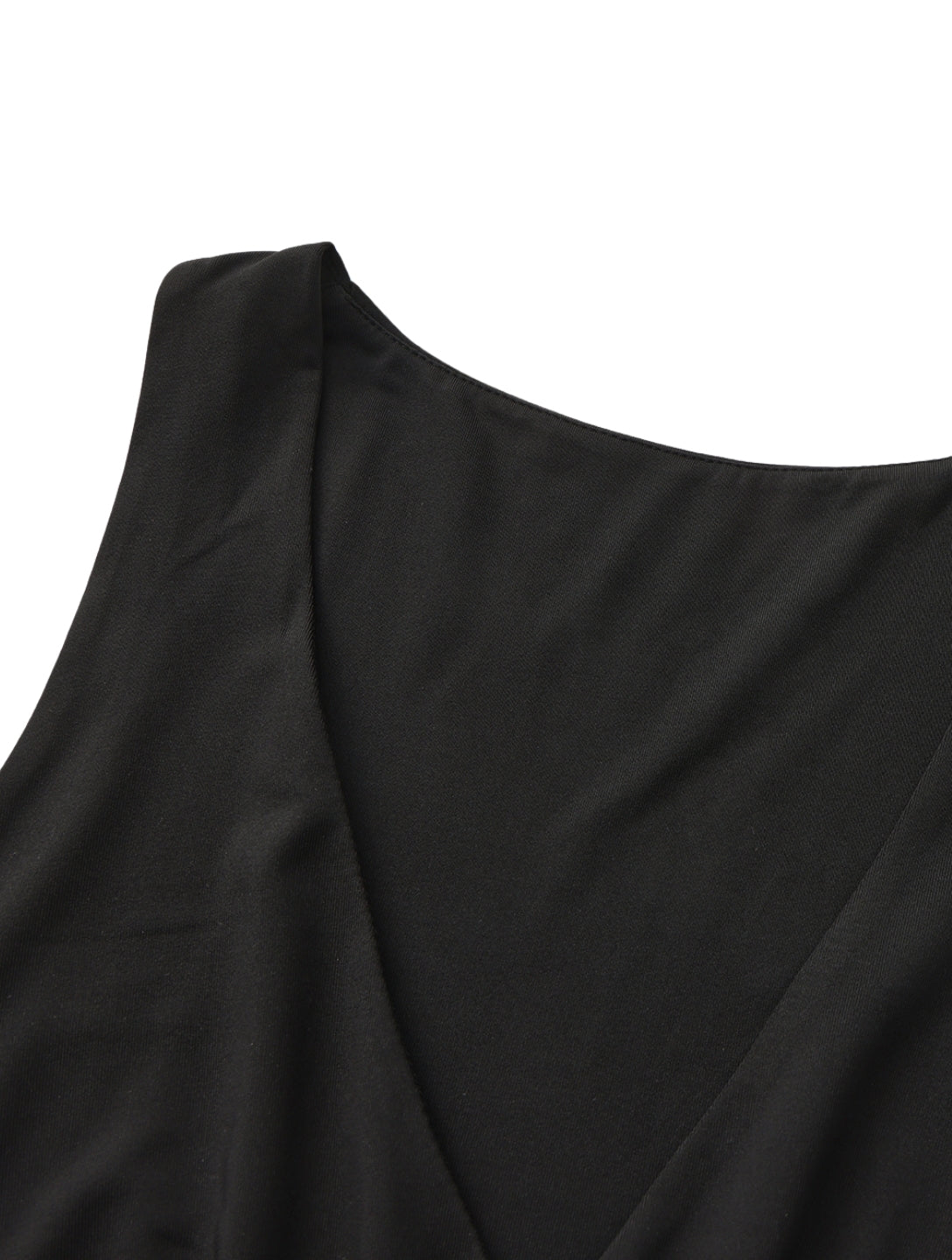 Haut froncé à col en V