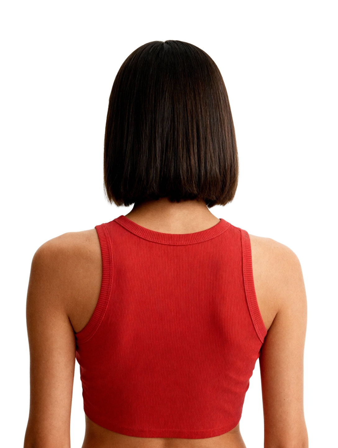 Débardeur côtelé sculpté