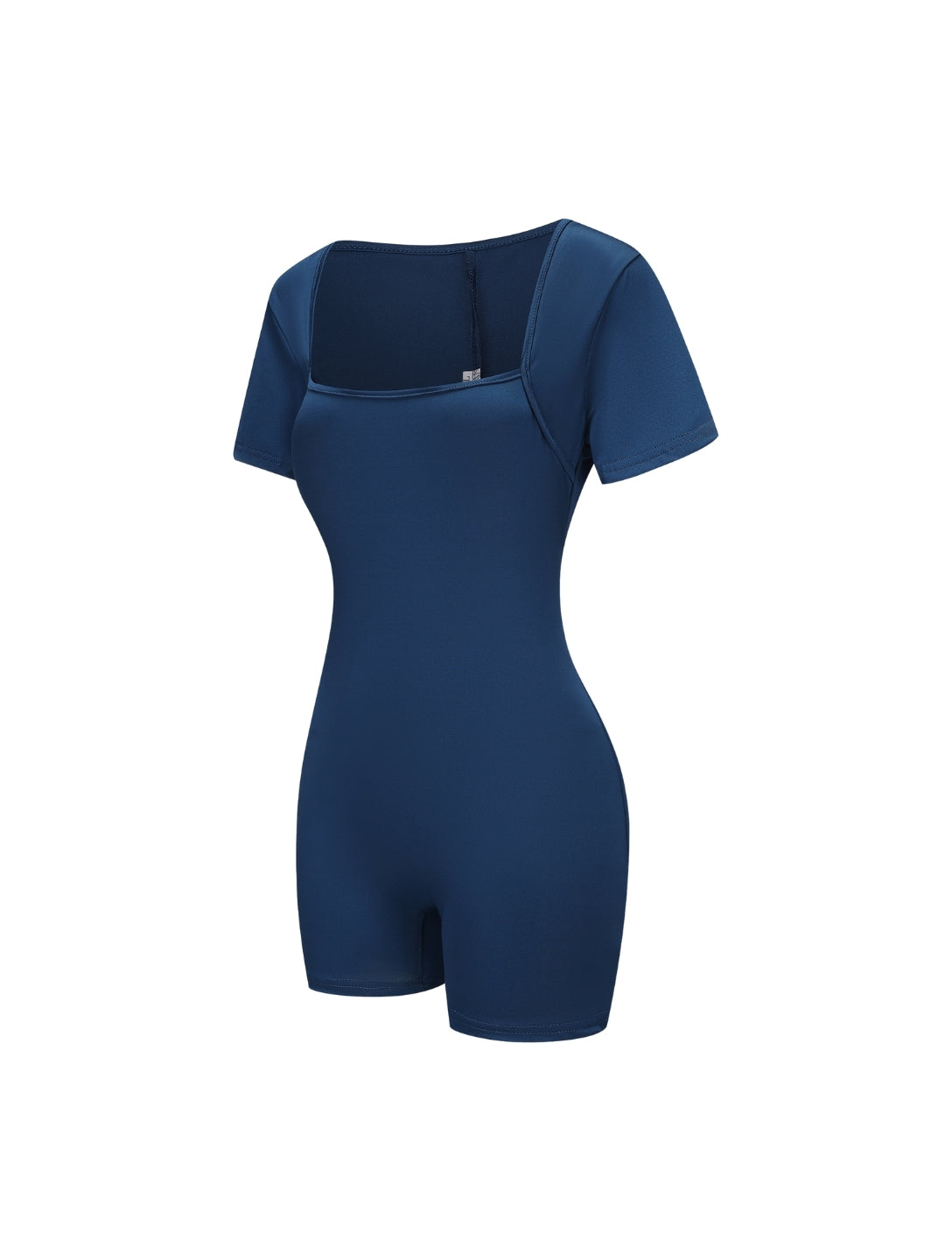 Combinaison à manches courtes et col carré