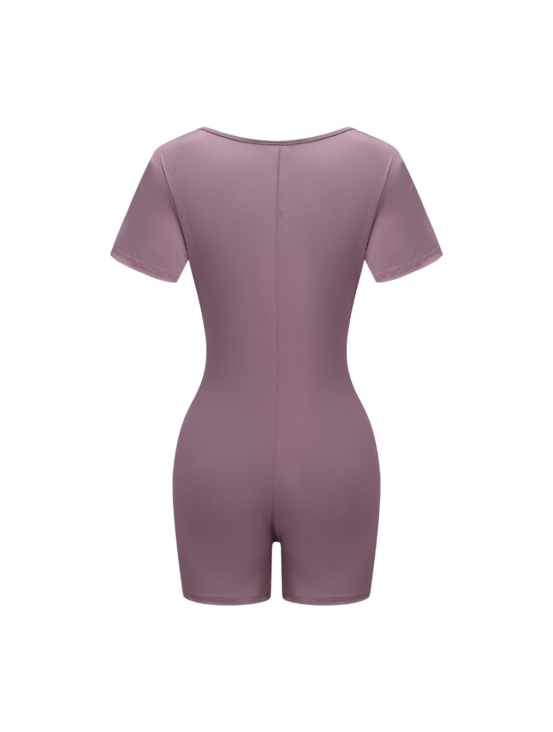 Combinaison à manches courtes et col carré